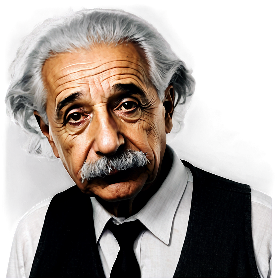 Albert Einstein Black And White Png 06122024