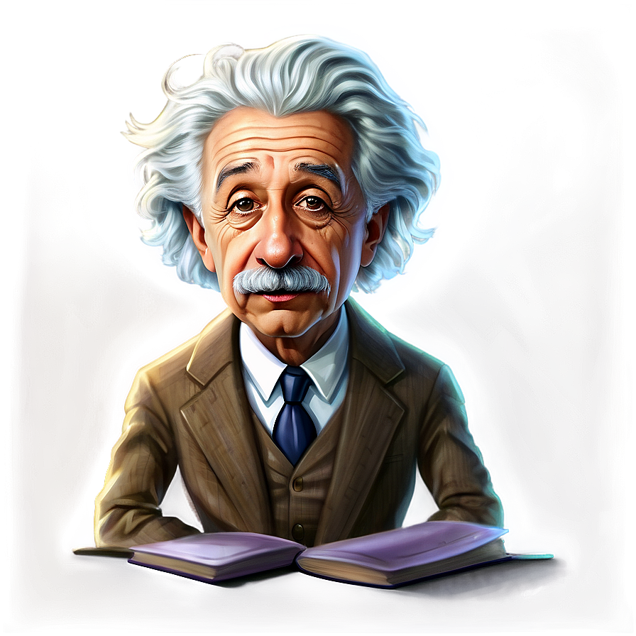 Albert Einstein Cartoon Png 23