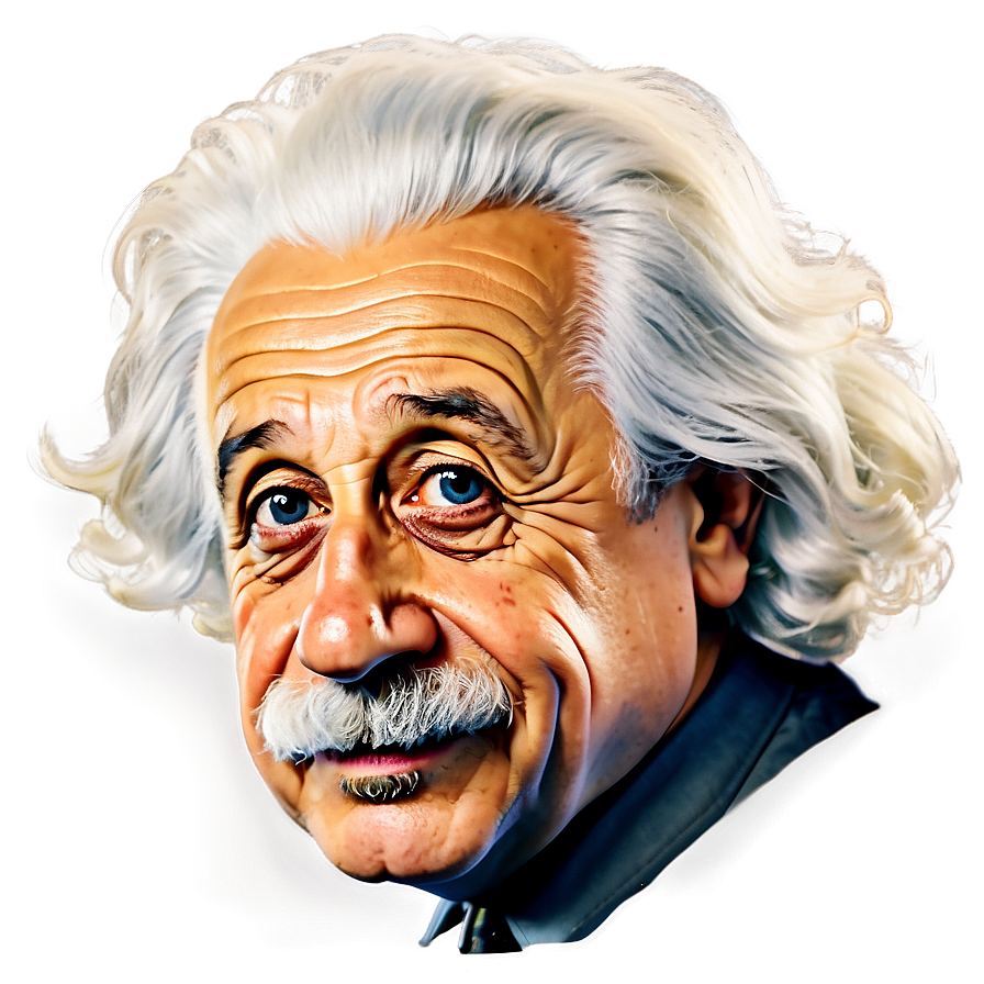 Albert Einstein Funny Caricature Png Bln77