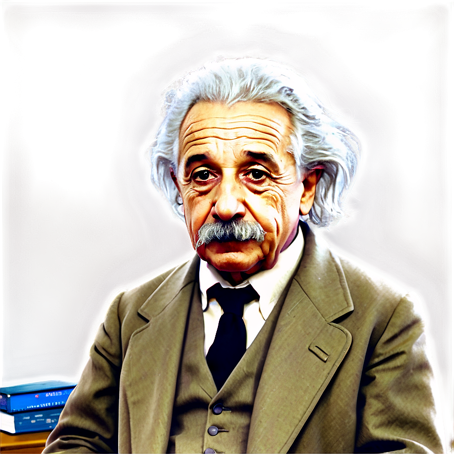 Albert Einstein In Office Png Fjh70