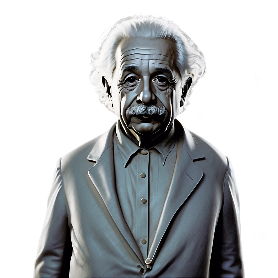 Albert Einstein Minimalist Art Png Liu27