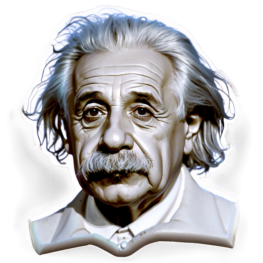 Albert Einstein Silhouette Png 06122024