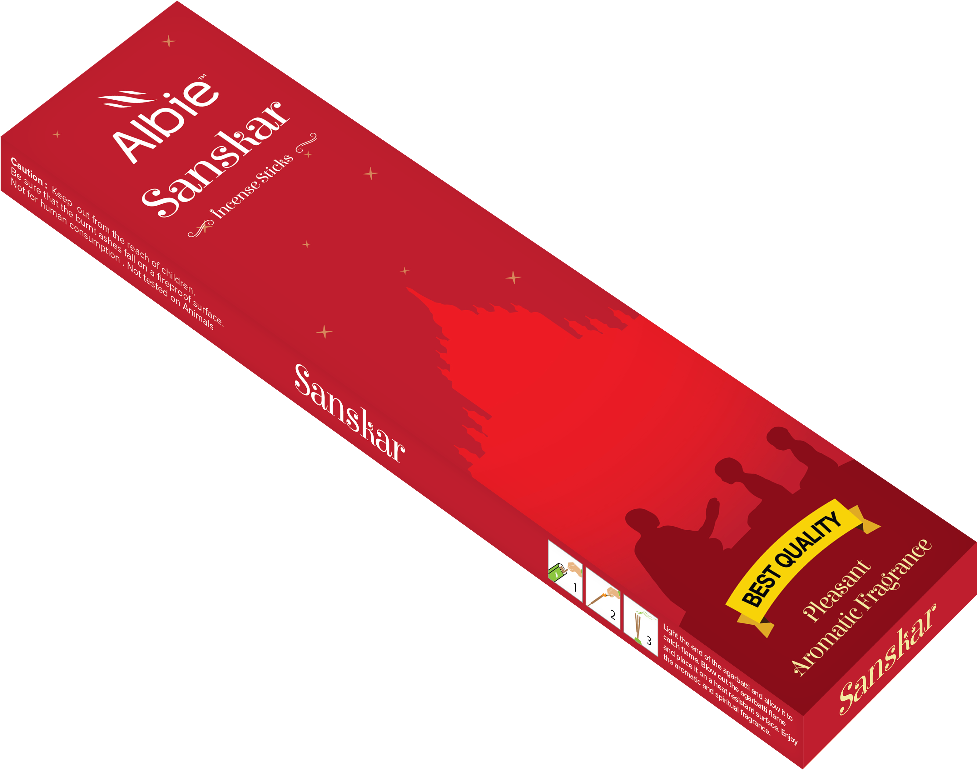 Albie Sanskar Agarbatti Packaging