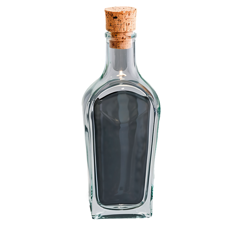 Alcohol Bottle With Cork Png Boy38