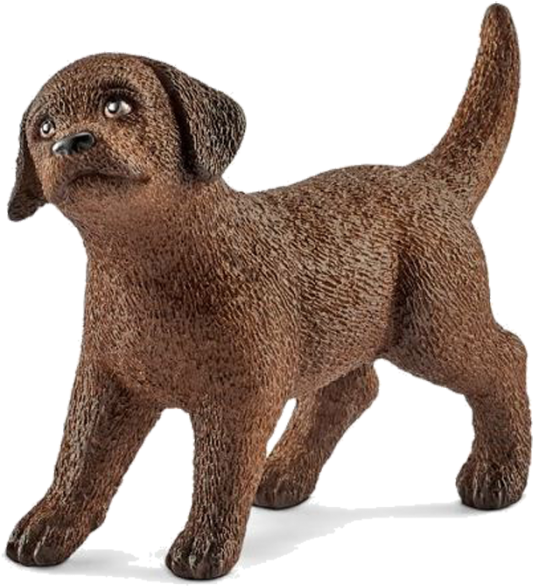 Alert Brown Puppy Figurine