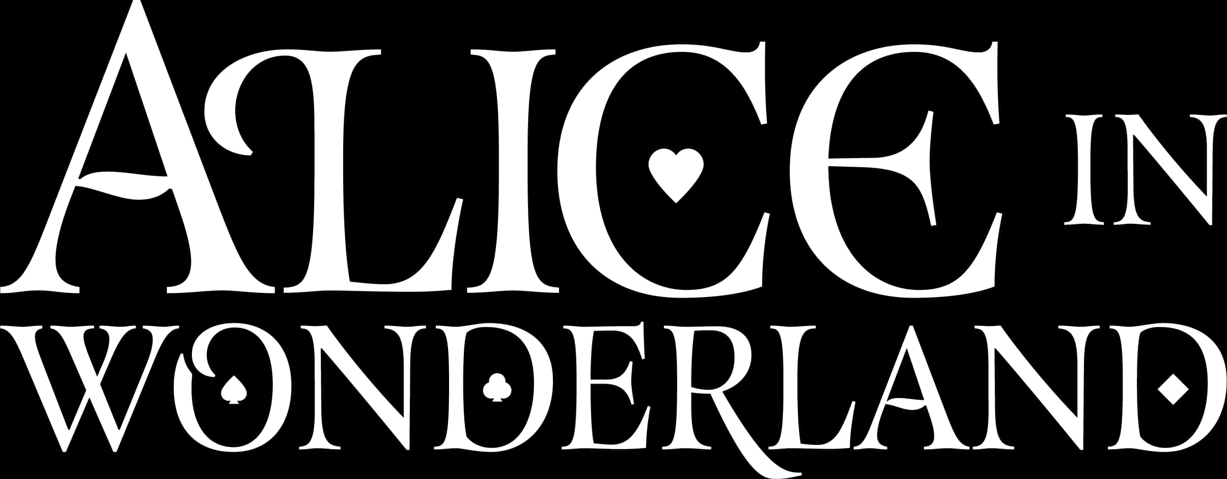 Alice In Wonderland Title Graphic