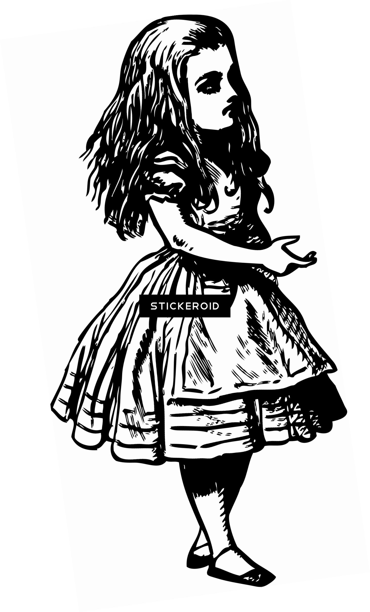 Alicein Wonderland Vintage Illustration