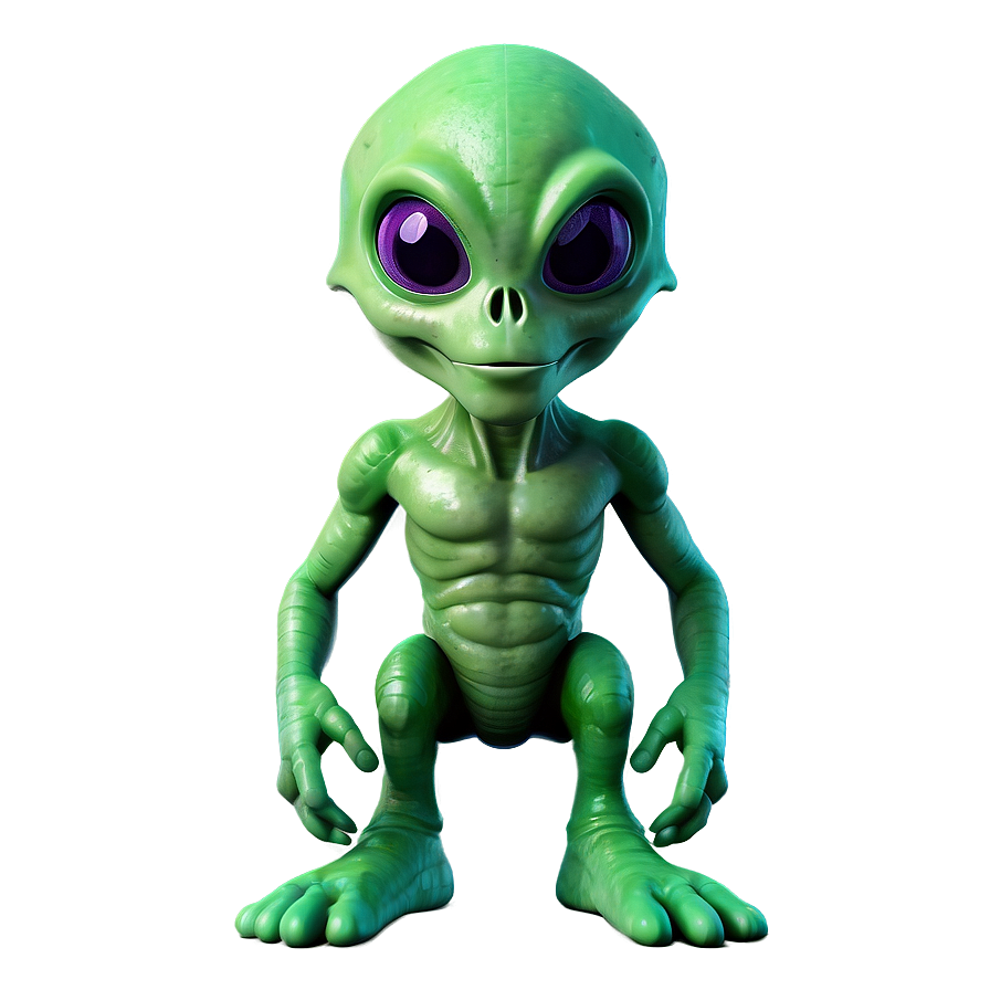 Alien Cartoon For Kids Png Hru