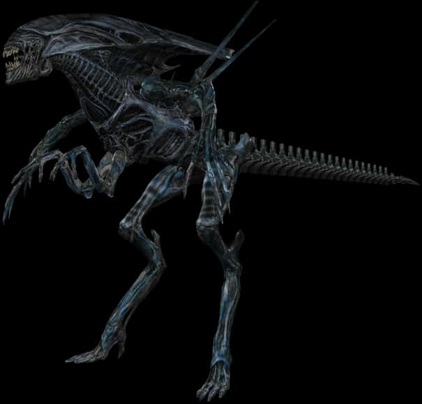 Alien Creature Dark Background