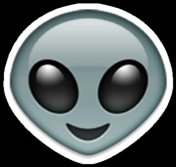 Alien Emoji Smiling Face