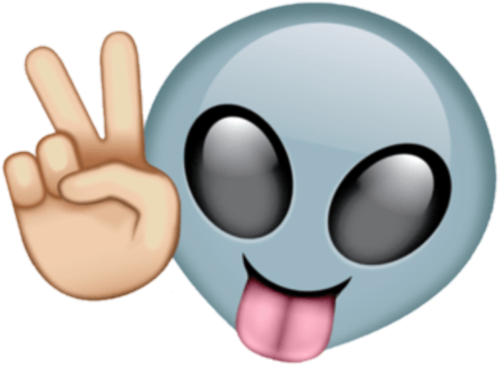 Alien_ Emoji_with_ Peace_ Sign_and_ Tongue_ Out