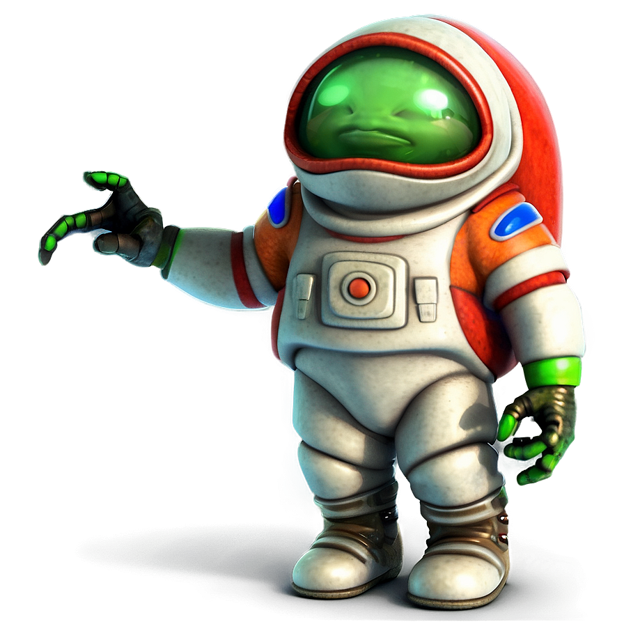 Alien Explorer Character Png Occ73