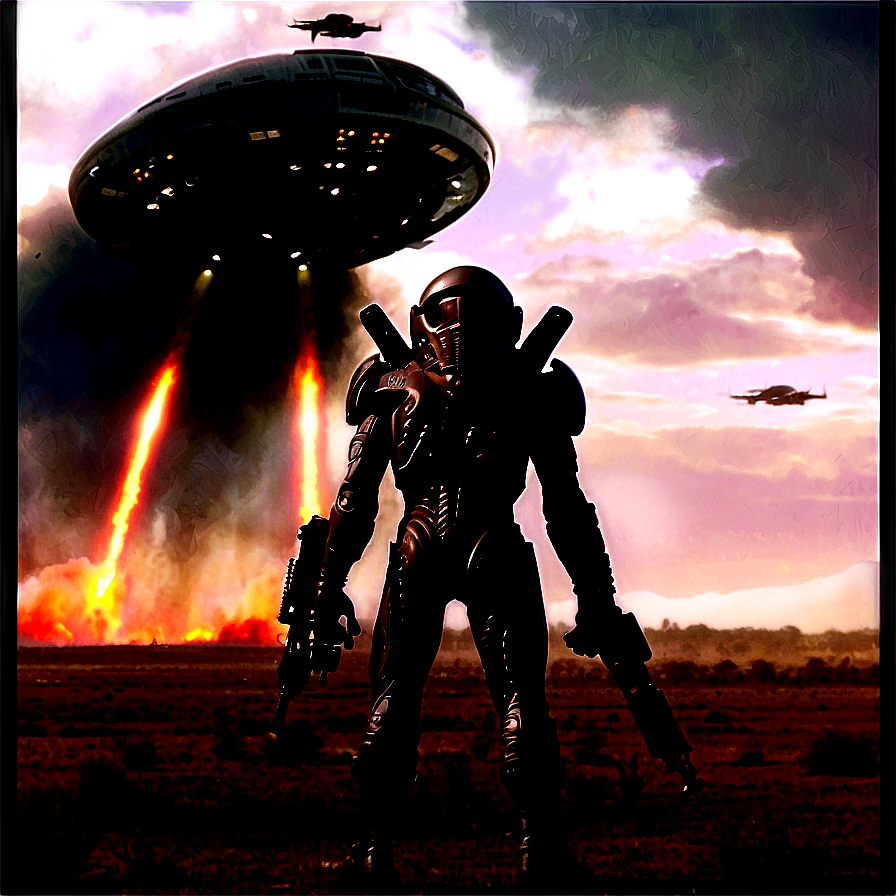 Alien Invasion Battlefield Png Wfb