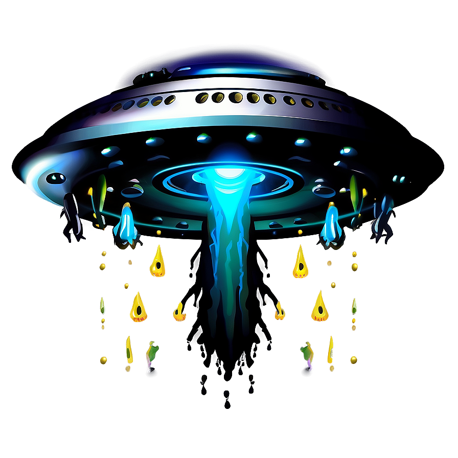 Alien Invasion Flying Saucer Png Nio