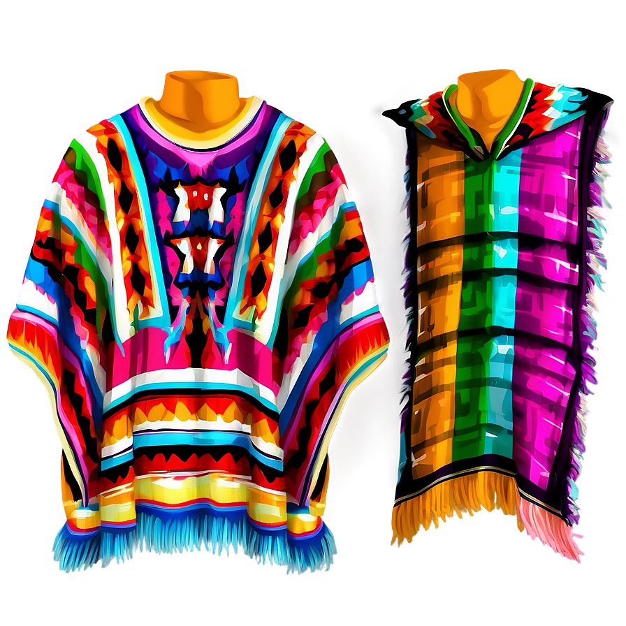 All-purpose Mexican Poncho Png 94