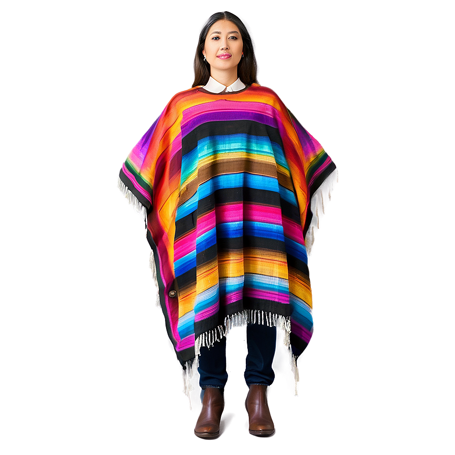 All-purpose Mexican Poncho Png Lui28