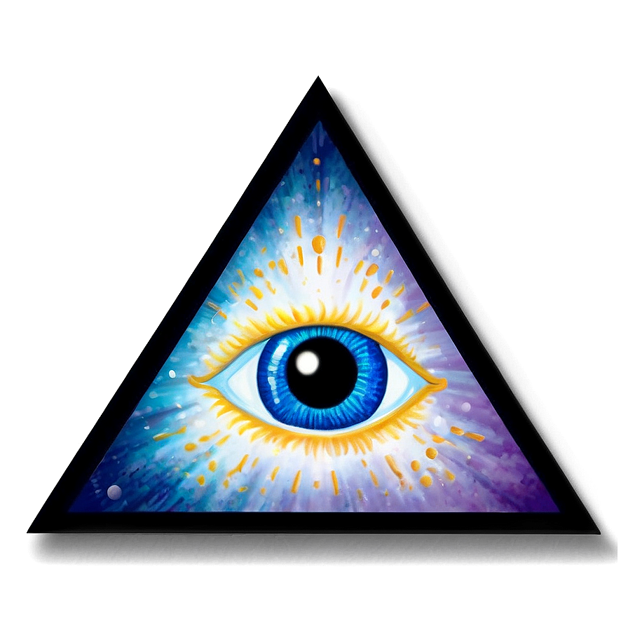 All Seeing Eye In Triangle Png 06212024