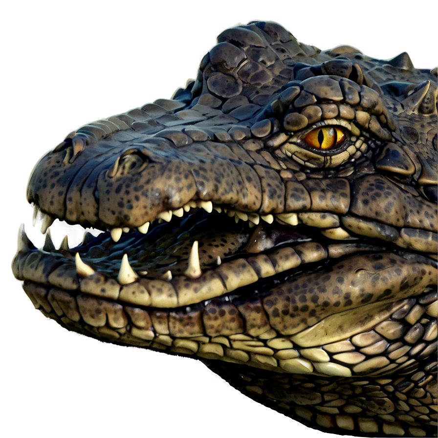 Alligator Head Close-up Png 05212024