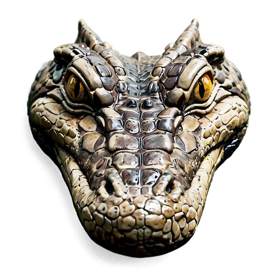 Alligator Head Close-up Png Wxf