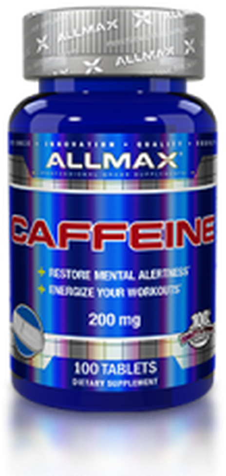 Allmax Caffeine Tablets Bottle