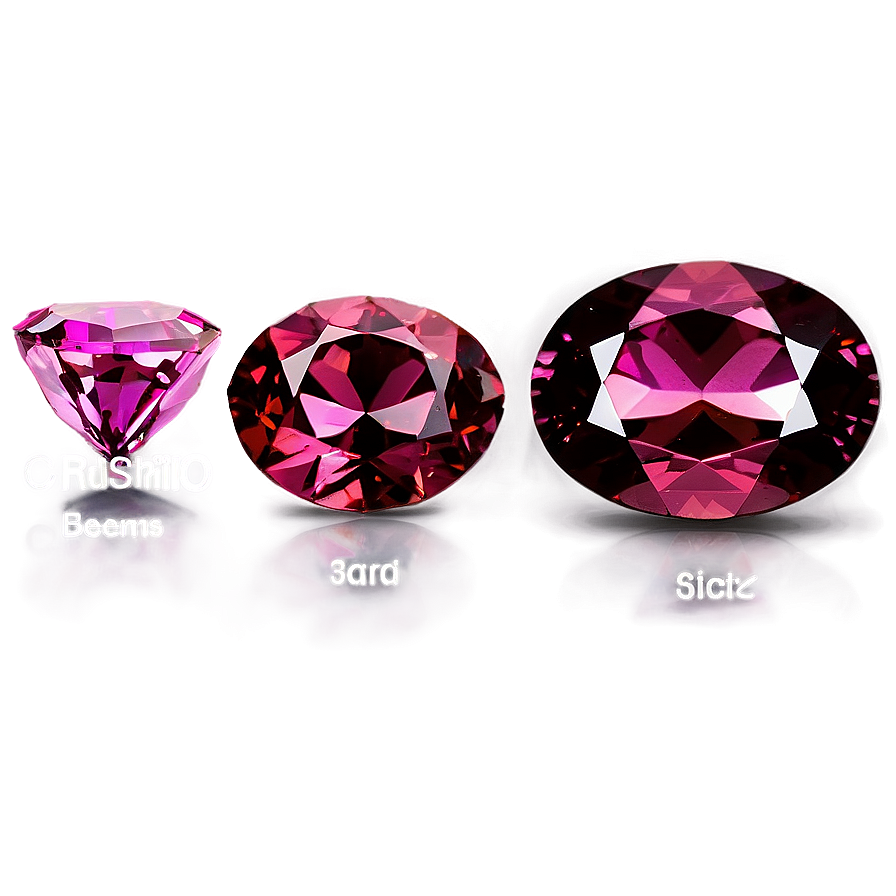 Alluring Rhodolite Gem Png 34