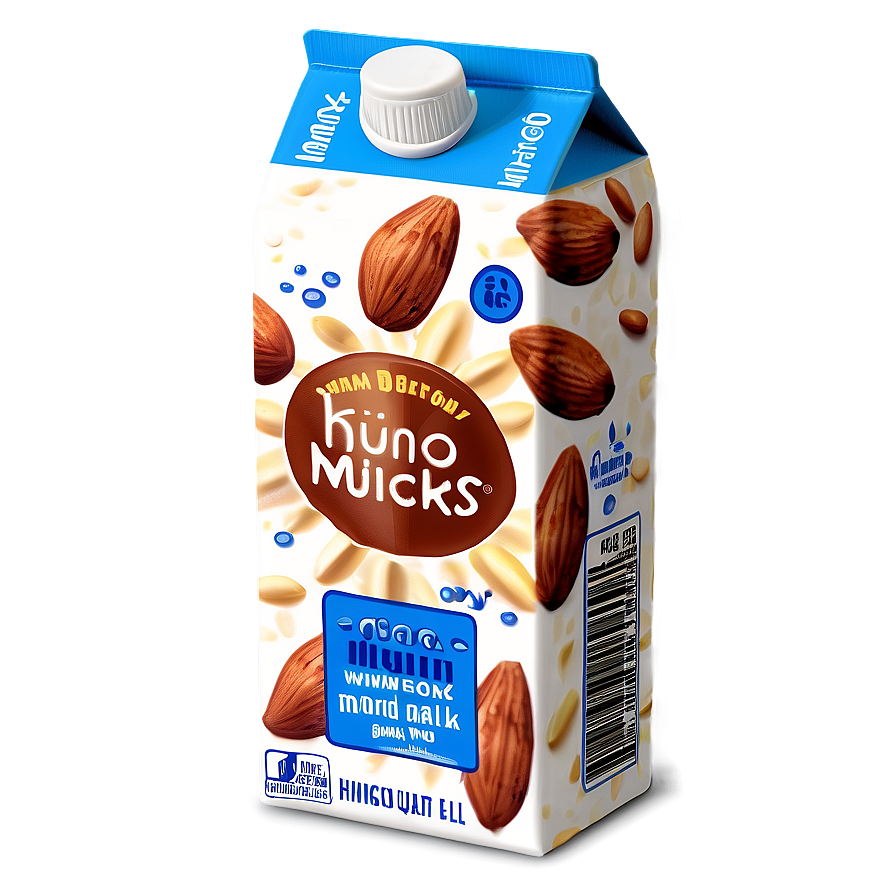 Almond Milk Juice Box Png Ule