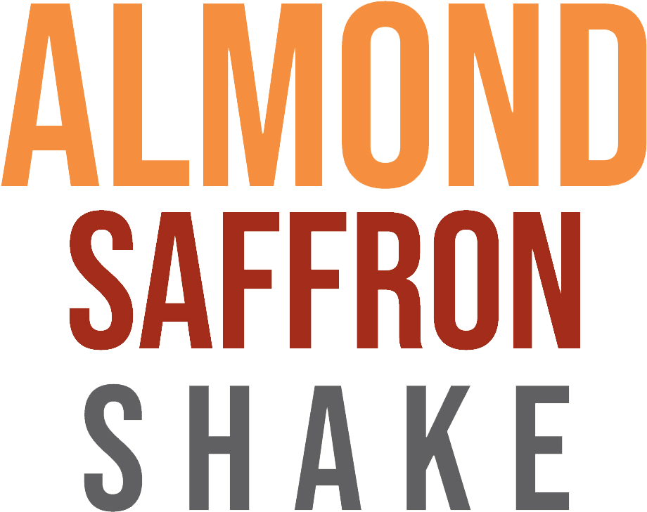 Almond Saffron Shake Logo