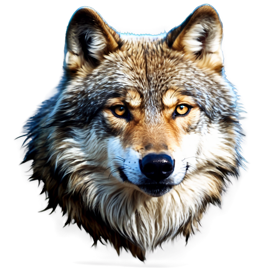 Alpha Wolf Digital Painting Png Mxt89