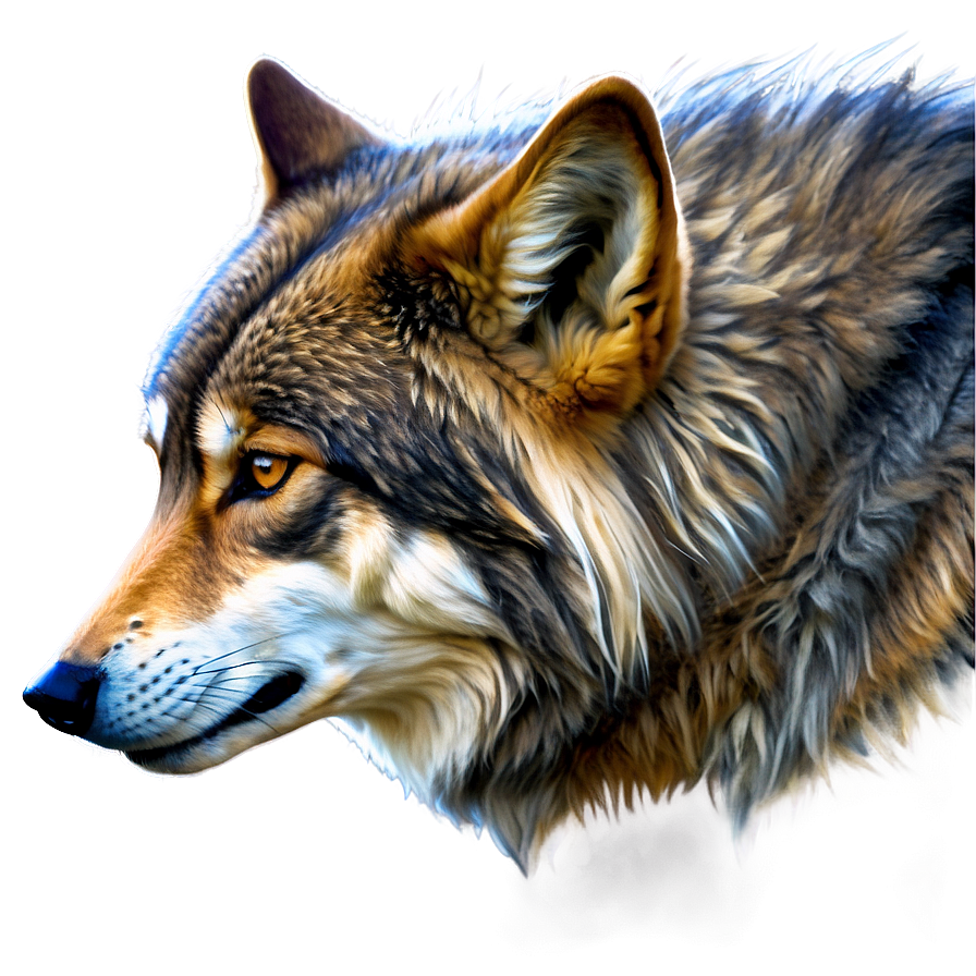 Alpha Wolf Profile View Png 89