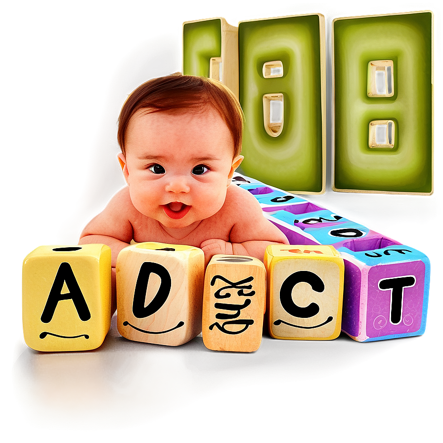 Alphabet Baby Blocks Png 96