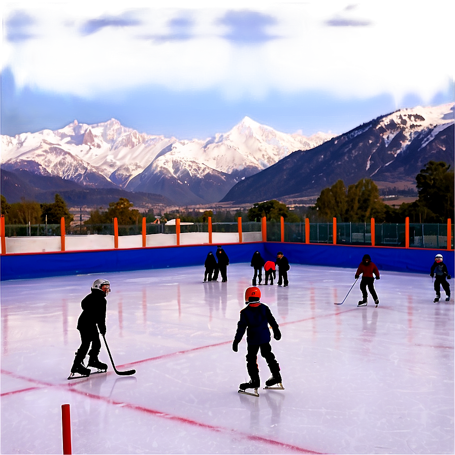 Alpine Ice Rink Mountain View Png Iuw