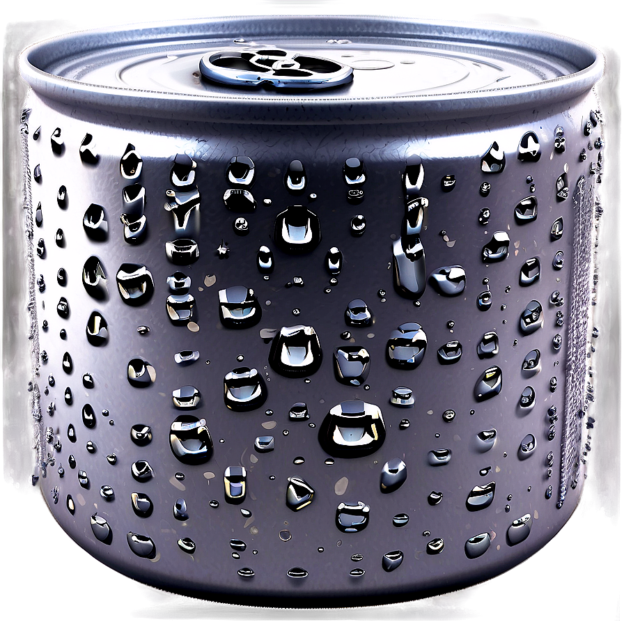 Aluminum Can With Drops Png 06252024