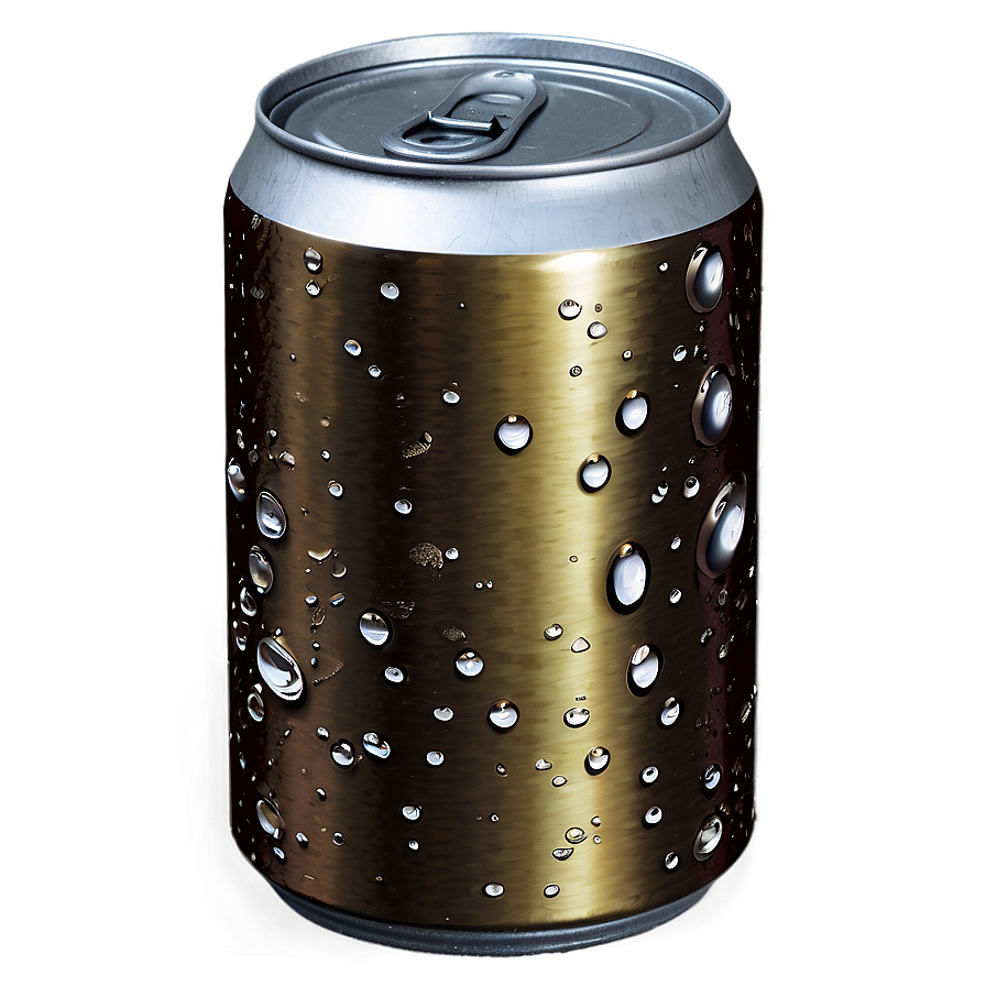 Aluminum Can With Drops Png 06252024