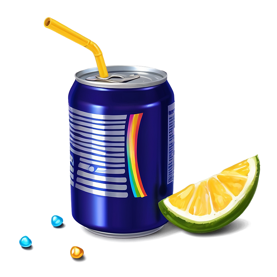 Aluminum Can With Straw Png 99