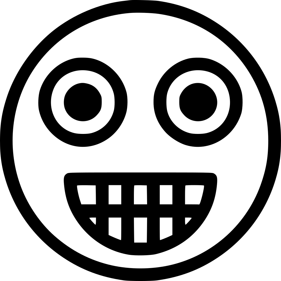 Amazed Smiley Face Icon