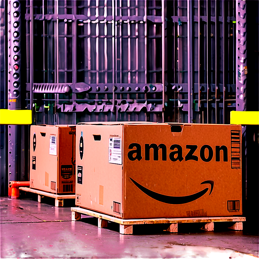 Amazon Box At Warehouse Png Nsi17