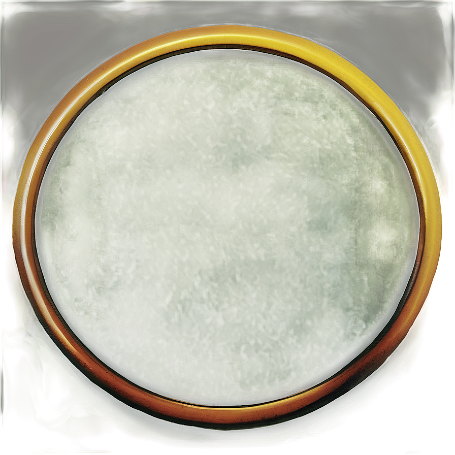 Amber Yellow Circle Emblem Png 06122024