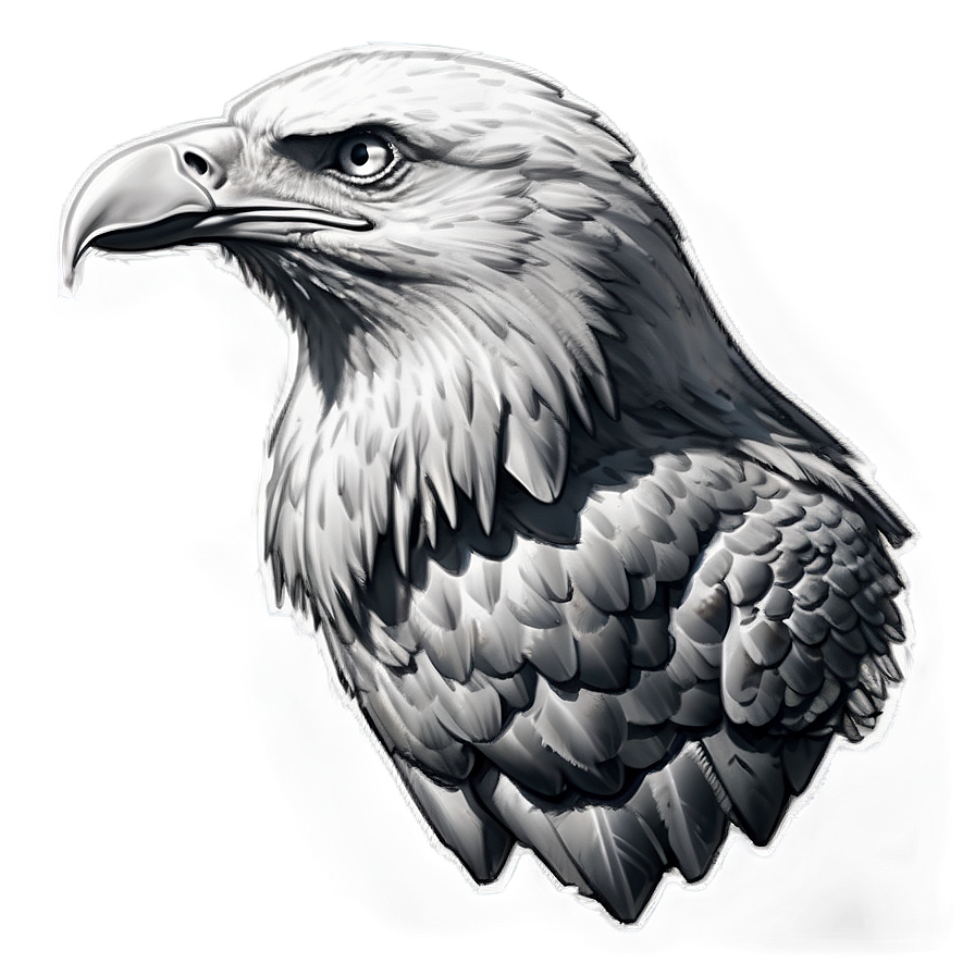 American Eagle Sketch Png 06122024