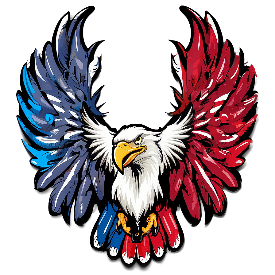 American Eagle Wings Design Png 06262024