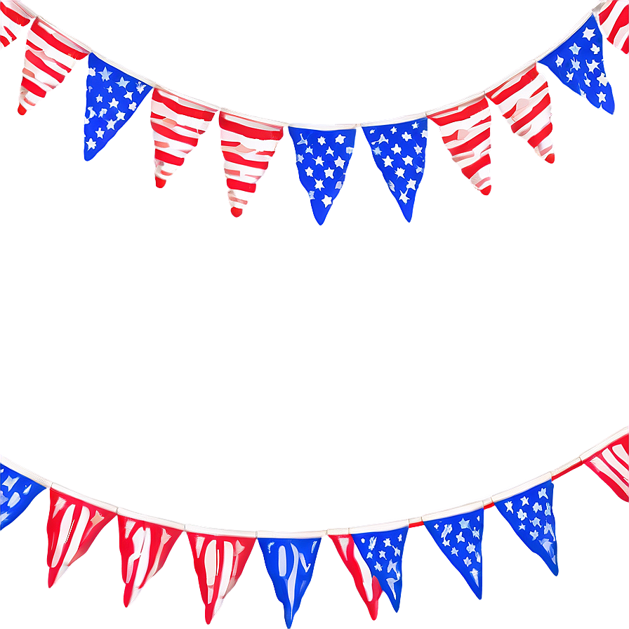 American Flag Bunting Png Pjw45