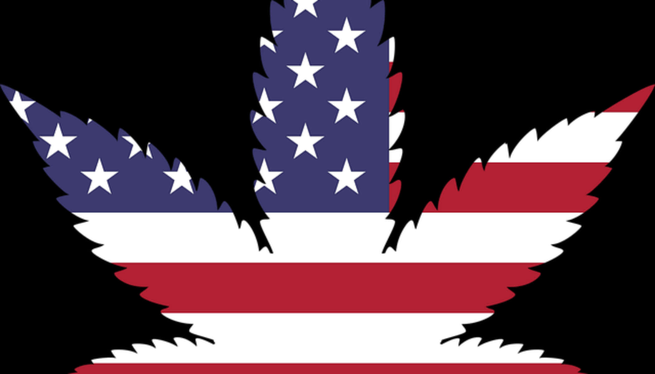 American Flag Eagle Silhouette