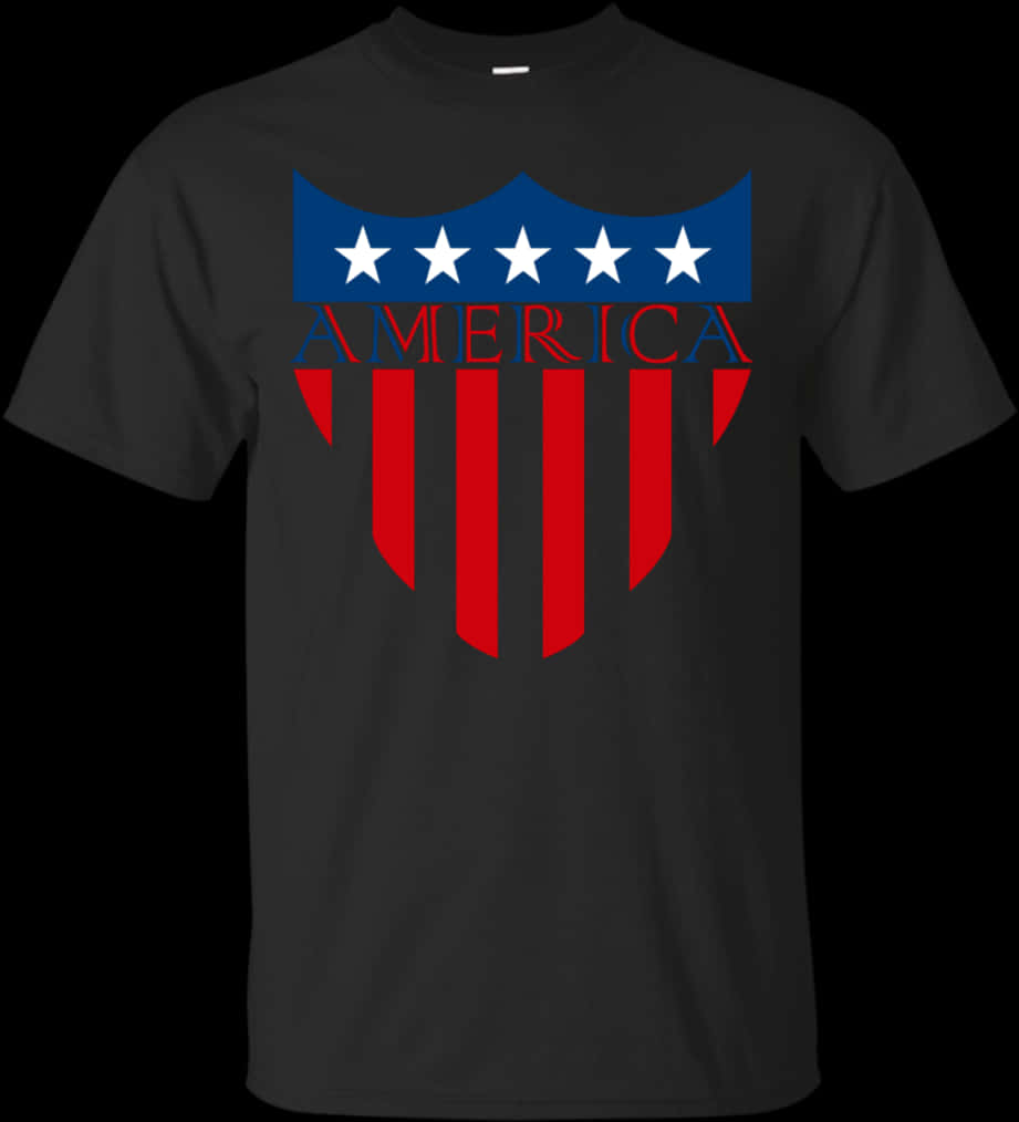 American Flag Inspired T Shirt Design