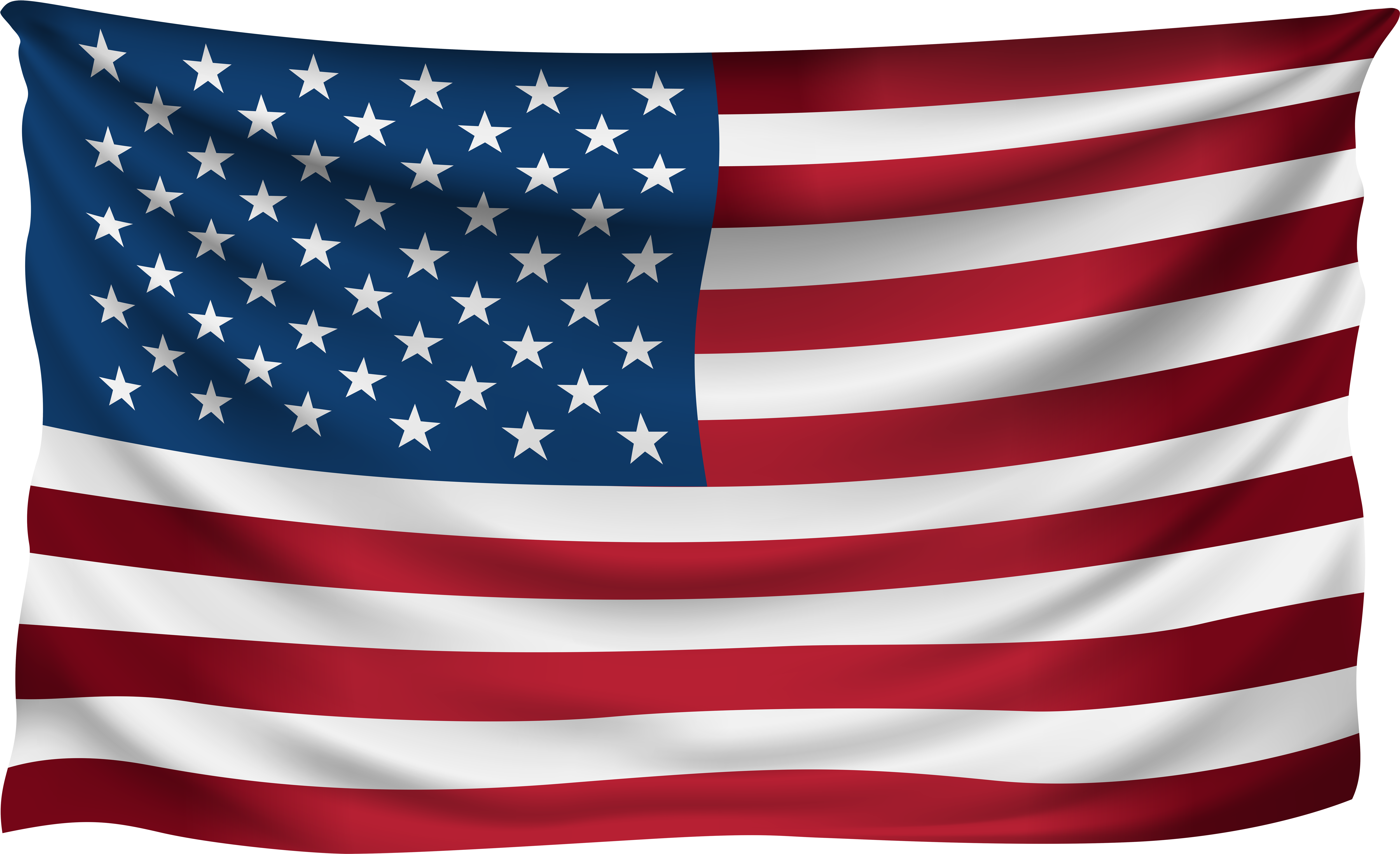 American Flag Waving Memorial Day