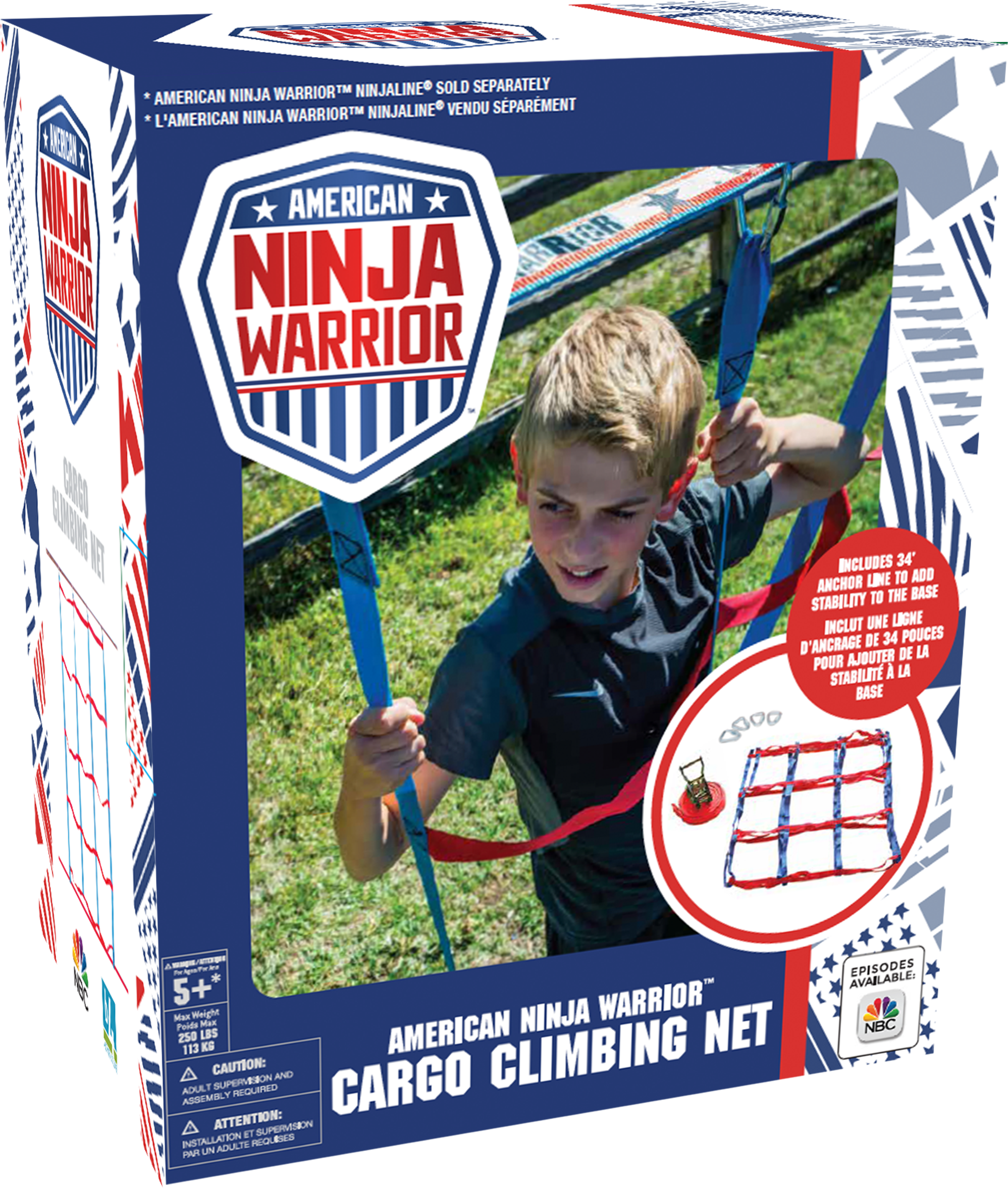 American Ninja Warrior Cargo Climbing Net Toy