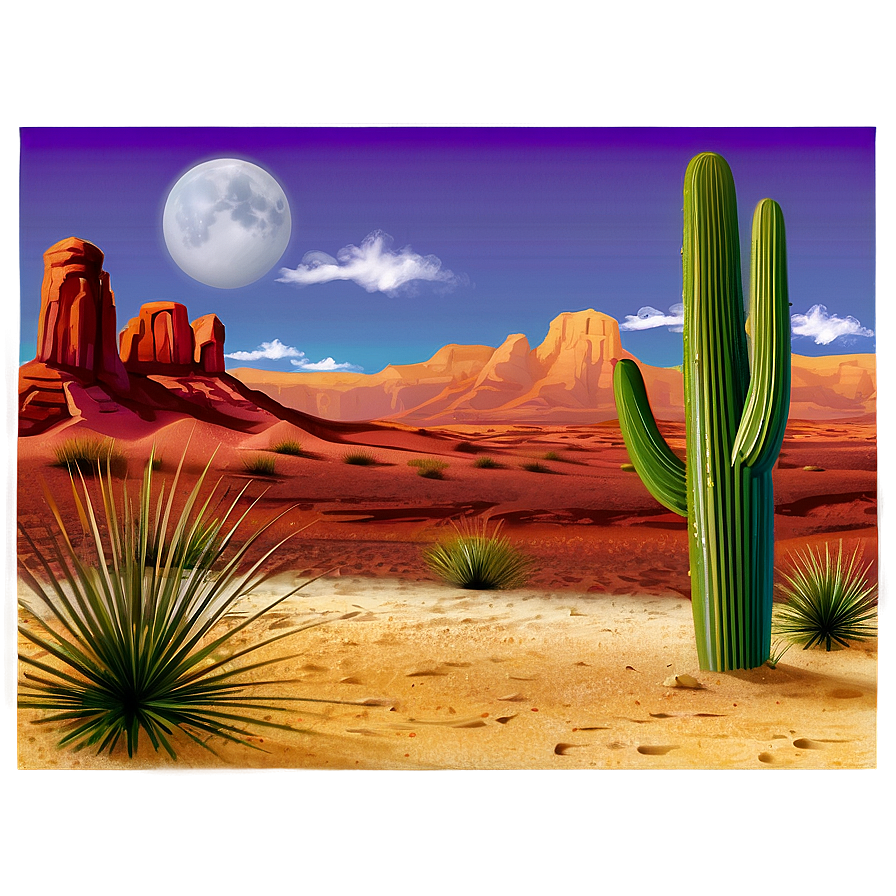 American Western Desert Scene Png 05212024