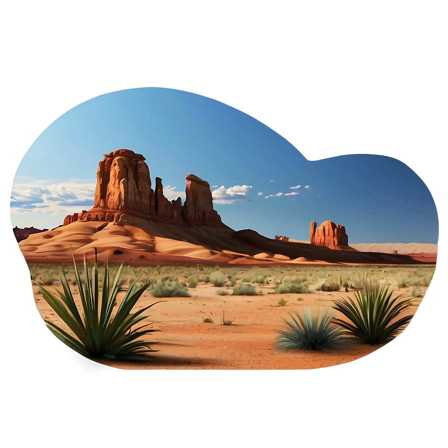 American Western Desert Scene Png Hsr2