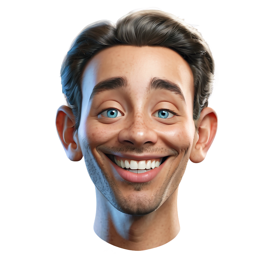 Amiable Face Cartoon Png 86