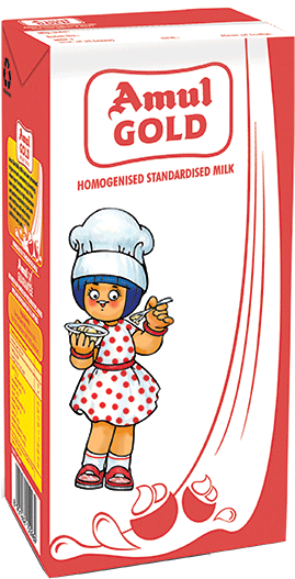 Amul Gold Milk Carton