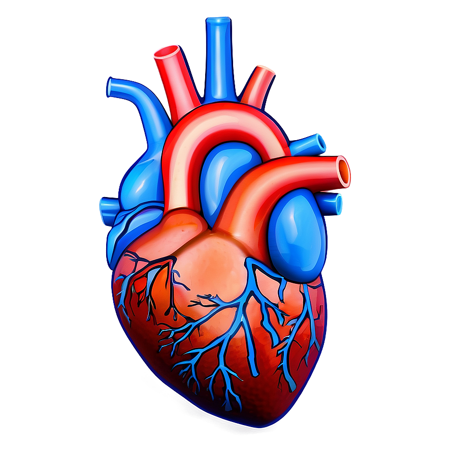 Anatomical Heart With Labels Png Oku13