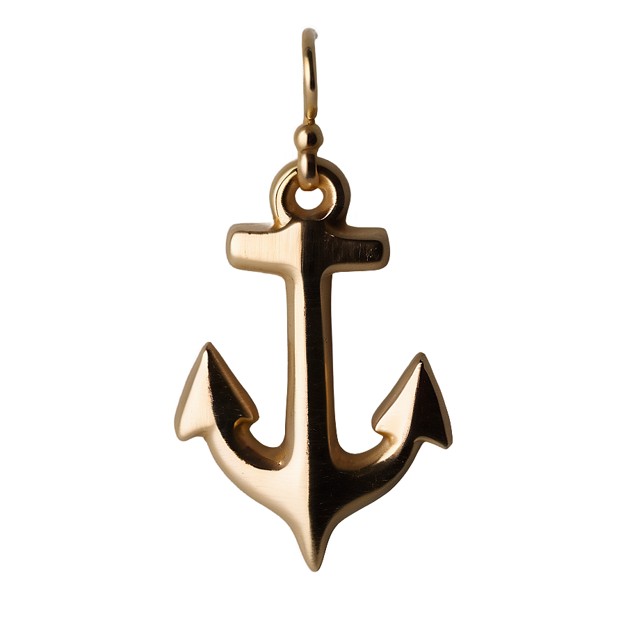 Anchor Design Earring Png 05252024